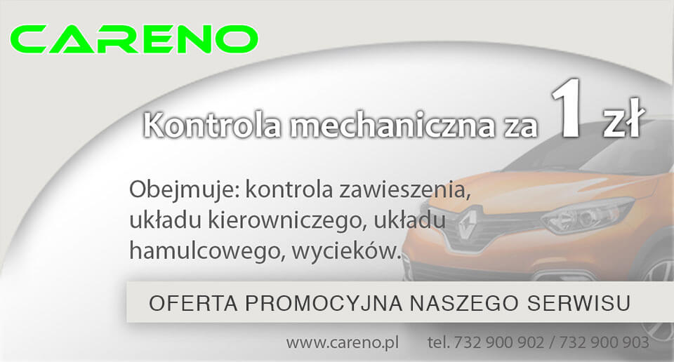 Kontrola mechaniczna za 1 zł